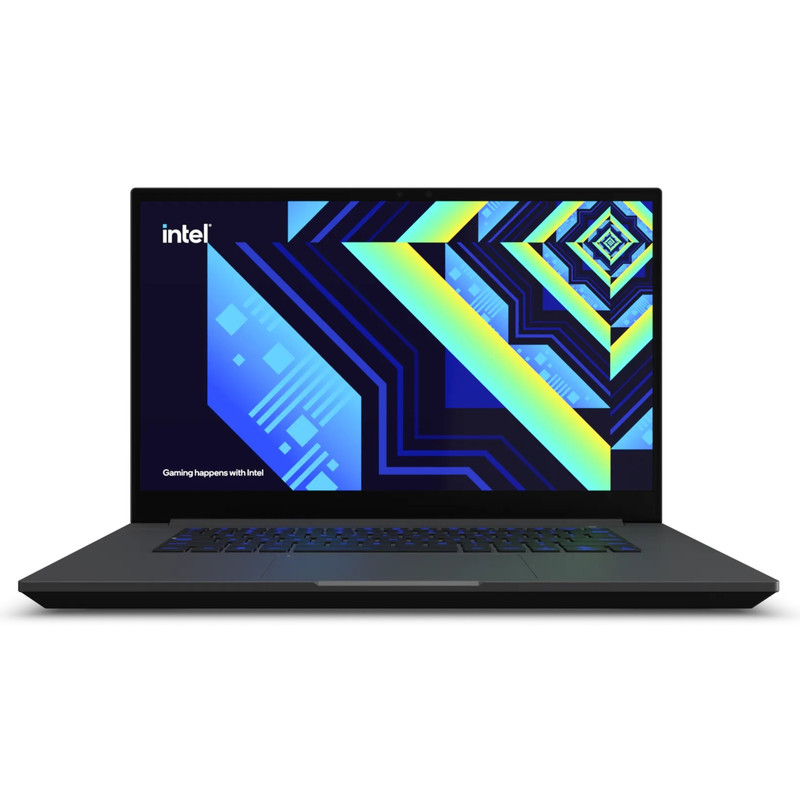 لپ‌تاپ اینتل مدل NUC X15 Arc با پردازنده Core i7-12700H و گرافیک Arc A730M 12GB، رم DDR5 32GB با فرکانس 4800MHz، حافظه SSD با ظرفیت 1TB، نمایشگر 15.6 اینچ IPS با وضوح Full HD و نرخ به‌روزرسانی 144Hz، دارای نور پس‌زمینه کیبورد
