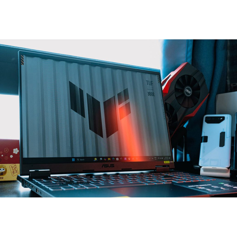 لپ تاپ 16 اینچی ایسوس مدل TUF Gaming F16 FX608JMR-F16I75060-i7 14650HX-RTX5060 8GB-32GB DDR5 5600MHz-1TB SSD-FHD 165Hz-W
