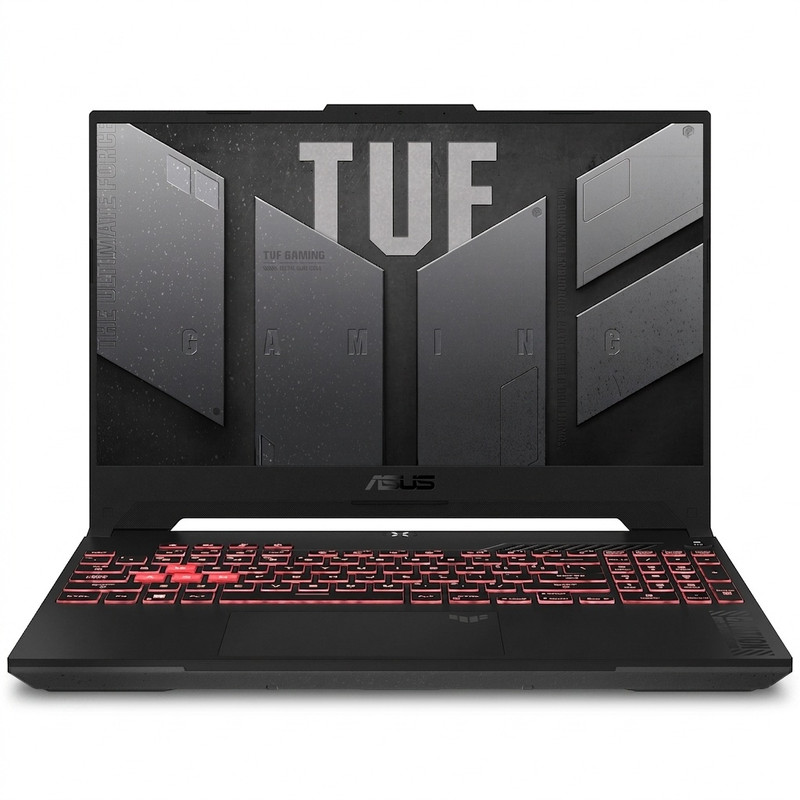 لپ تاپ 15.6 اینچ ایسوس مدل TUF Gaming A15 (2024) FA507UI-LP034W-R9 8945HS-RTX4070 8GB-16GB DDR5 5600MHz-1TB SSD-FHD 144Hz-W