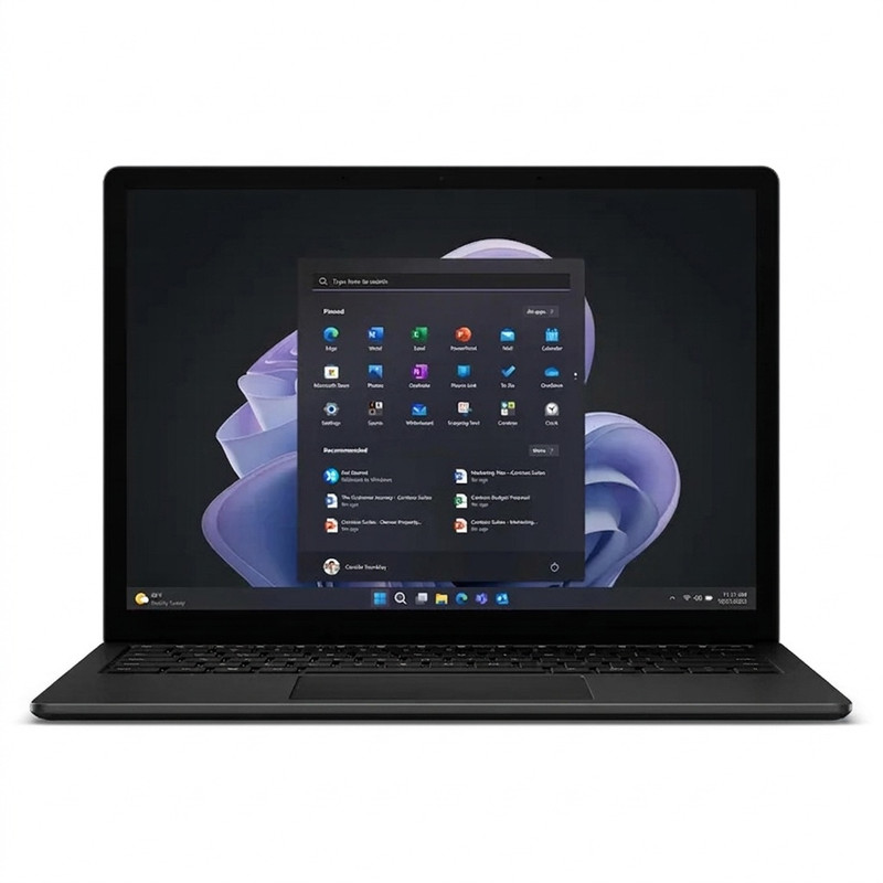 لپتاپ مایکروسافت مدل Surface Laptop 5 با پردازنده Core i5-1235U، رم LPDDR5X 8GB، حافظه SSD با ظرفیت 512GB، نمایشگر لمسی 13.5 اینچ PixelSense، دارای نور پسزمینه کیبورد، سیستمعامل Windows 11