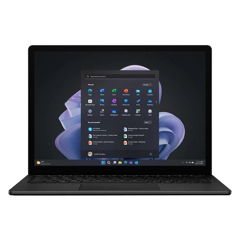 لپتاپ مایکروسافت مدل Surface Laptop 5 با پردازنده Core i5-1235U، رم LPDDR5X 8GB، حافظه SSD با ظرفیت 512GB، نمایشگر لمسی 13.5 اینچ PixelSense، دارای نور پسزمینه کیبورد، سیستمعامل Windows 11