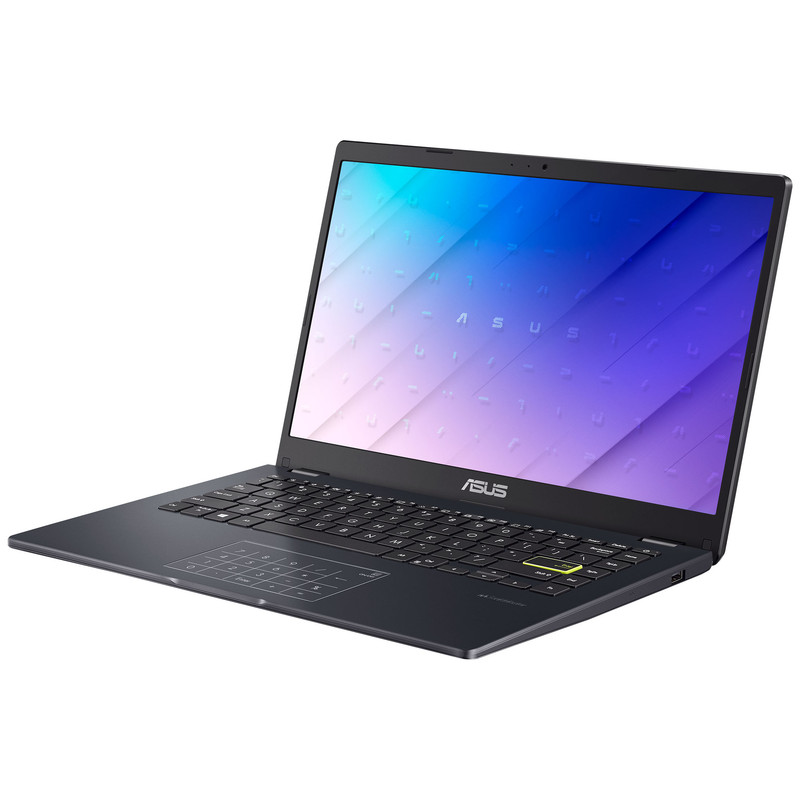 لپتاپ ایسوس مدل Vivobook Go 14 E410KA-CL464 با پردازنده Celeron N4500، رم DDR4 4GB با فرکانس 3200MHz، حافظه هیبریدی با ظرفیت 512GB حافظه SSD و 64GB حافظه eMMC با قابلیت ارتقا، نمایشگر 14 اینچ TN