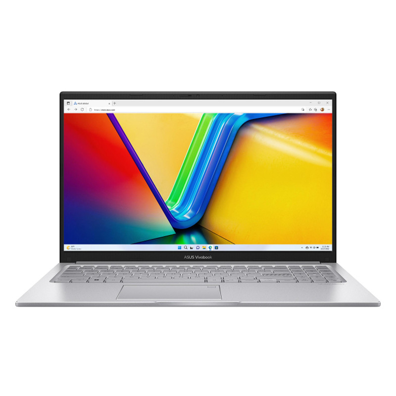 لپتاپ ایسوس مدل Vivobook 15 F1504VA-NJ824 با پردازنده Core i7-1355U، رم DDR4 40GB با فرکانس 3200MHz، حافظه SSD با ظرفیت 1TB، نمایشگر 15.6 اینچ TN با وضوح Full HD، دارای نور پسزمینه کیبورد، حسگر اثر انگشت، سیستمعامل Windows 11
