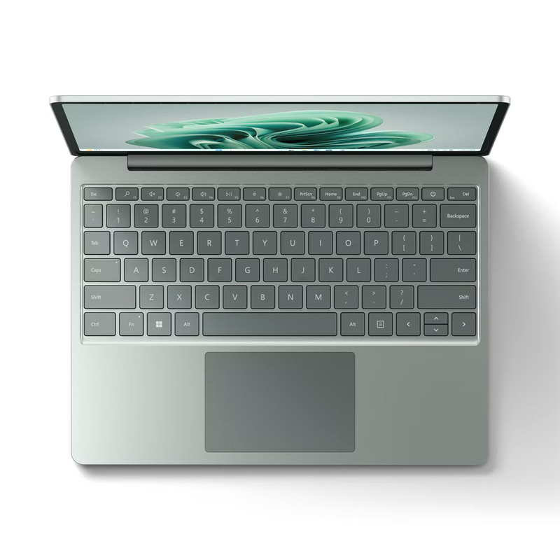 لپتاپ مایکروسافت مدل Surface Laptop Go 3 با پردازنده Core i5-1235U، رم LPDDR5 8GB، حافظه SSD با ظرفیت 256GB، نمایشگر لمسی 12.4 اینچ PixelSense، دارای حسگر اثر انگشت، سیستمعامل Windows 11
