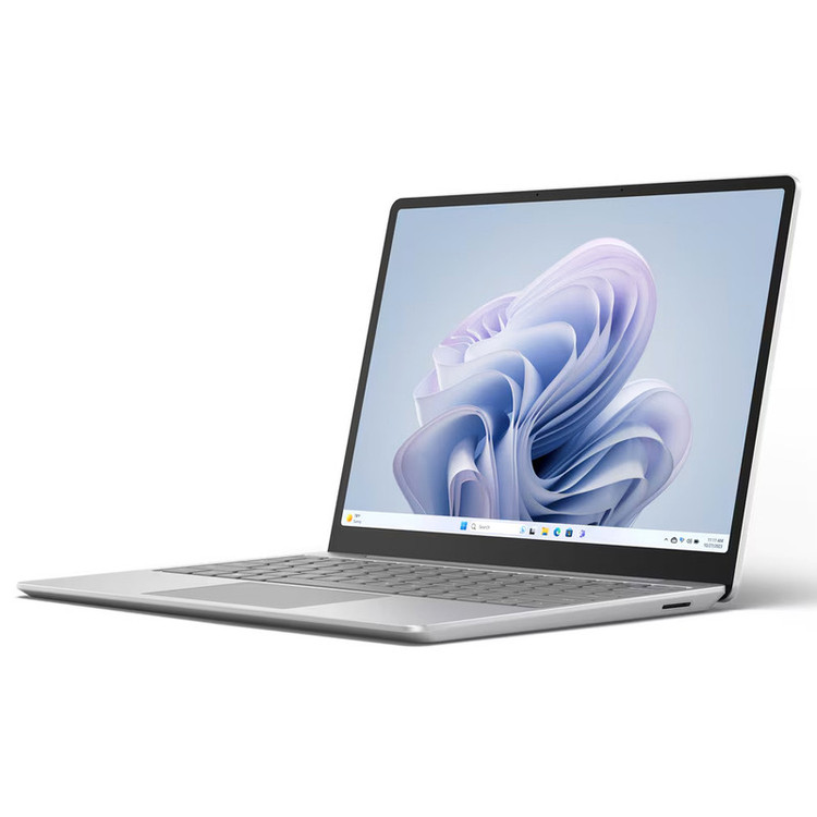 لپتاپ مایکروسافت مدل Surface Laptop Go 3 با پردازنده Core i5-1235U، رم LPDDR5 8GB، حافظه SSD با ظرفیت 256GB، نمایشگر لمسی 12.4 اینچ PixelSense، دارای حسگر اثر انگشت، سیستمعامل Windows 11