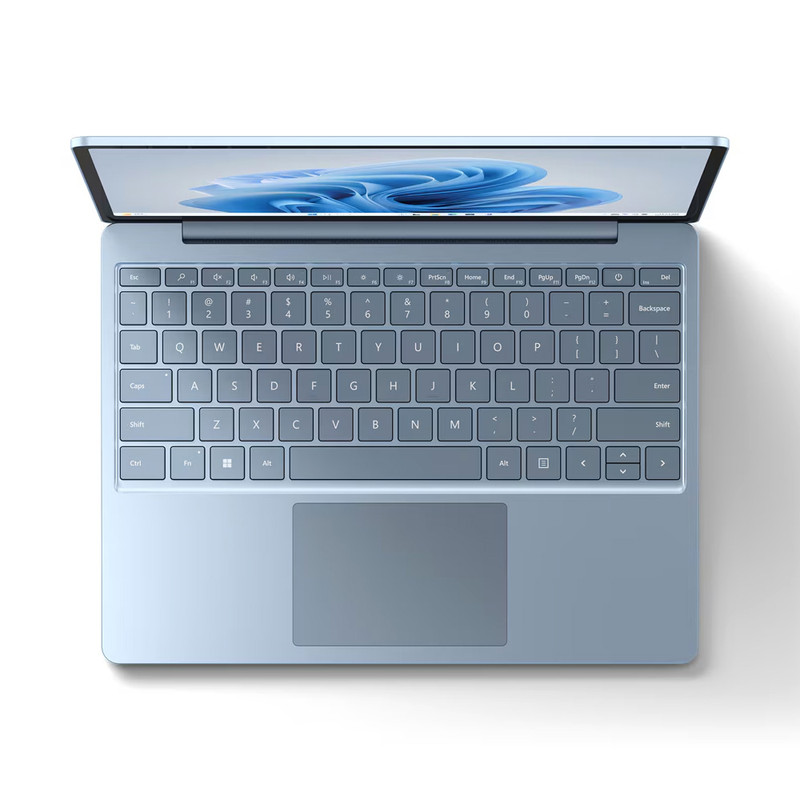 لپتاپ مایکروسافت مدل Surface Laptop Go 3 با پردازنده Core i5-1235U، رم LPDDR5 8GB، حافظه SSD با ظرفیت 256GB، نمایشگر لمسی 12.4 اینچ PixelSense، دارای حسگر اثر انگشت، سیستمعامل Windows 11