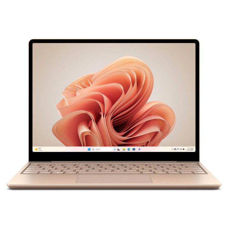 لپتاپ مایکروسافت مدل Surface Laptop Go 3 با پردازنده Core i5-1235U، رم LPDDR5 8GB، حافظه SSD با ظرفیت 256GB، نمایشگر لمسی 12.4 اینچ PixelSense، دارای حسگر اثر انگشت، سیستمعامل Windows 11