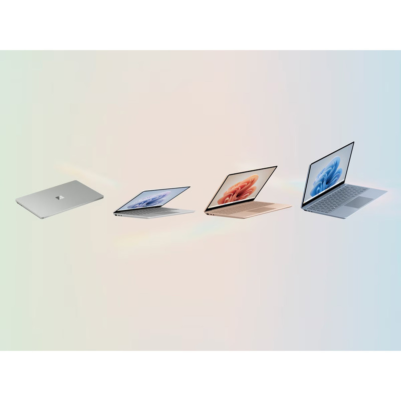 لپتاپ مایکروسافت مدل Surface Laptop Go 3 با پردازنده Core i5-1235U، رم LPDDR5 8GB، حافظه SSD با ظرفیت 256GB، نمایشگر لمسی 12.4 اینچ PixelSense، دارای حسگر اثر انگشت، سیستمعامل Windows 11
