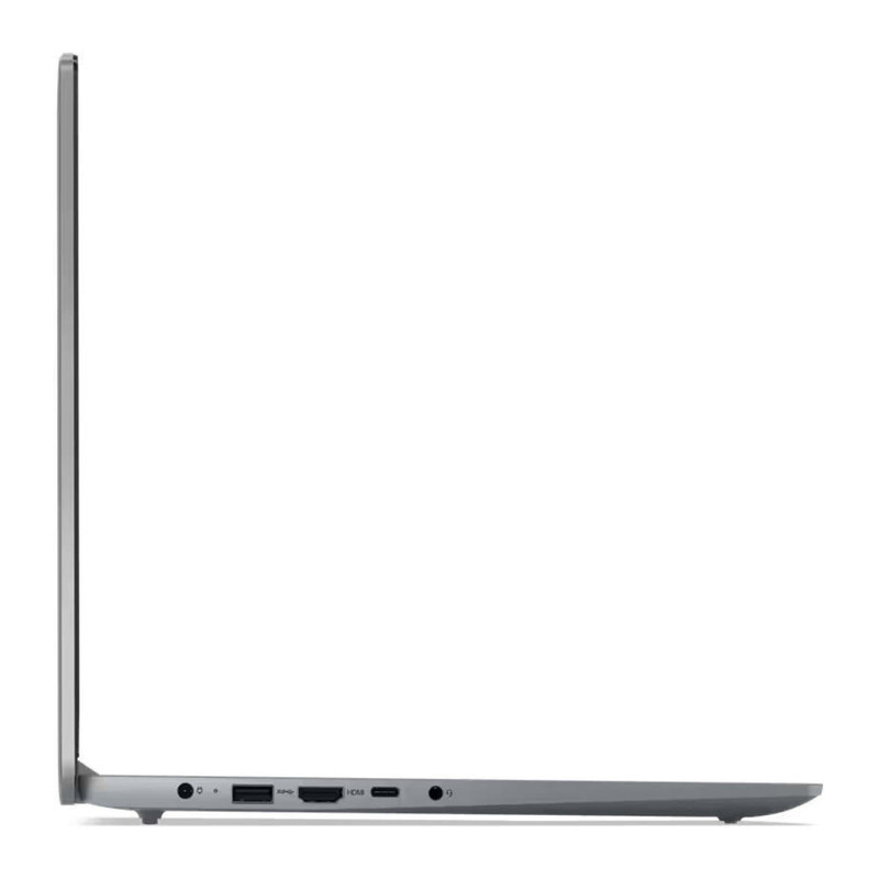 لپتاپ لنوو مدل IdeaPad Slim 3 15AMN8 با پردازنده Ryzen 3-7320U، رم LPDDR5 8GB با فرکانس 5500MHz، حافظه SSD با ظرفیت 512GB، نمایشگر 15.6 اینچ TN با وضوح Full HD