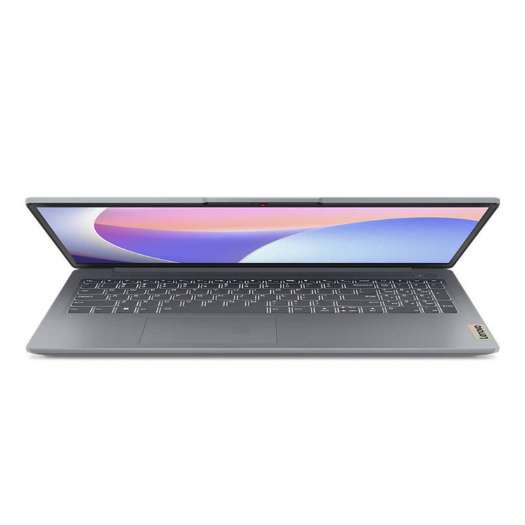 لپتاپ لنوو مدل IdeaPad Slim 3 15AMN8 با پردازنده Ryzen 3-7320U، رم LPDDR5 8GB با فرکانس 5500MHz، حافظه SSD با ظرفیت 512GB، نمایشگر 15.6 اینچ TN با وضوح Full HD