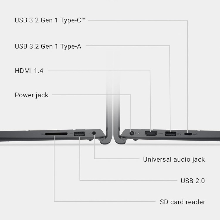 لپ تاپ 15.6 اینچی دل مدل 15 DC15250-Core 3 100U-8GB DDR4 2666MHz-512GB SSD-IPS 120Hz