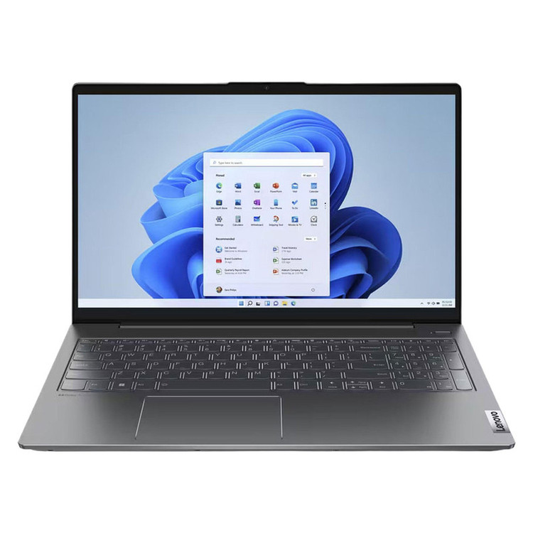لپتاپ لنوو مدل IdeaPad 5 15IAL7 با پردازنده Core i5-1235U و گرافیک MX550، رم DDR4 16GB با فرکانس 3200MHz، حافظه SSD با ظرفیت 512GB، نمایشگر 15.6 اینچ IPS با وضوح Full HD، دارای نور پسزمینه کیبورد و حسگر اثر انگشت