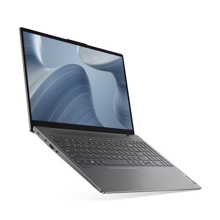 لپتاپ لنوو مدل IdeaPad 5 15IAL7 با پردازنده Core i5-1235U و گرافیک MX550، رم DDR4 16GB با فرکانس 3200MHz، حافظه SSD با ظرفیت 512GB، نمایشگر 15.6 اینچ IPS با وضوح Full HD، دارای نور پسزمینه کیبورد و حسگر اثر انگشت