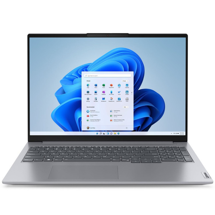 لپ تاپ 16 اینچی لنوو مدل ThinkBook 16 G6 IRL-i3 1315U-16GB DDR5 5200MHz-512GB SSD-IPS-Backlit-Fingerprint - کاستوم شده