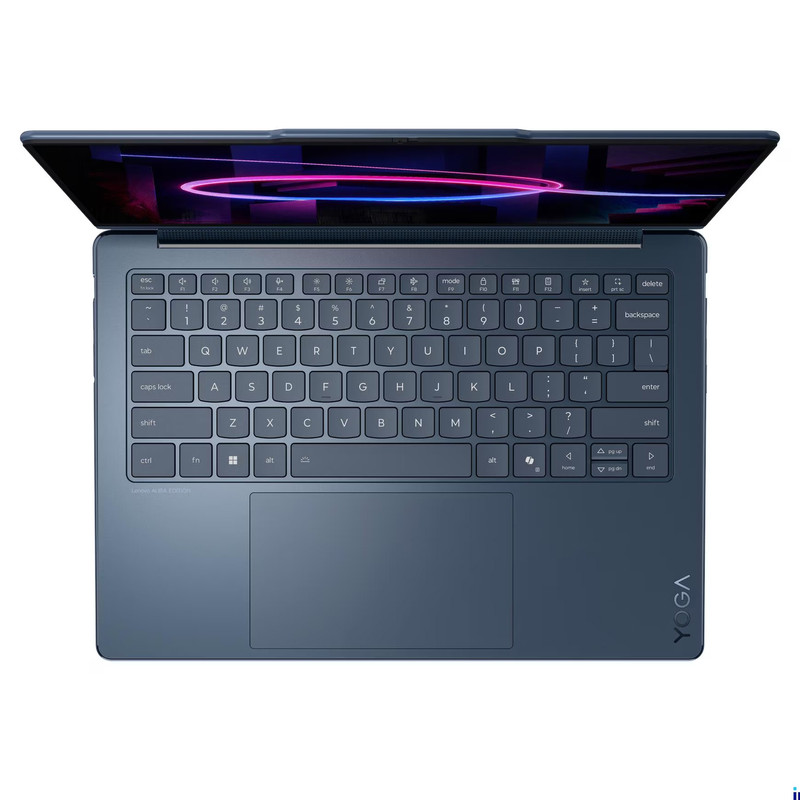 لپ تاپ 14 اینچی لنوو مدل Yoga 9i 2-in-1 14IPH11 Aura Edition-Core Ultra 7 355-32GB LPDDR5X 7467MHz-1TB SSD-2.8K OLED Touch-Backlit-W به همراه قلم