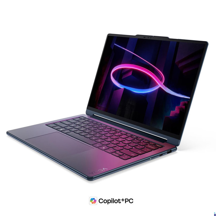 لپ تاپ 14 اینچی لنوو مدل Yoga 9i 2-in-1 14IPH11 Aura Edition-Core Ultra 7 355-32GB LPDDR5X 7467MHz-1TB SSD-2.8K OLED Touch-Backlit-W به همراه قلم