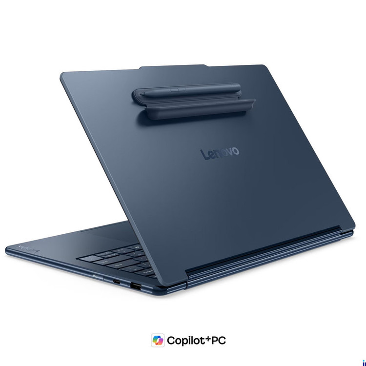 لپ تاپ 14 اینچی لنوو مدل Yoga 9i 2-in-1 14IPH11 Aura Edition-Core Ultra 7 355-32GB LPDDR5X 7467MHz-1TB SSD-2.8K OLED Touch-Backlit-W به همراه قلم