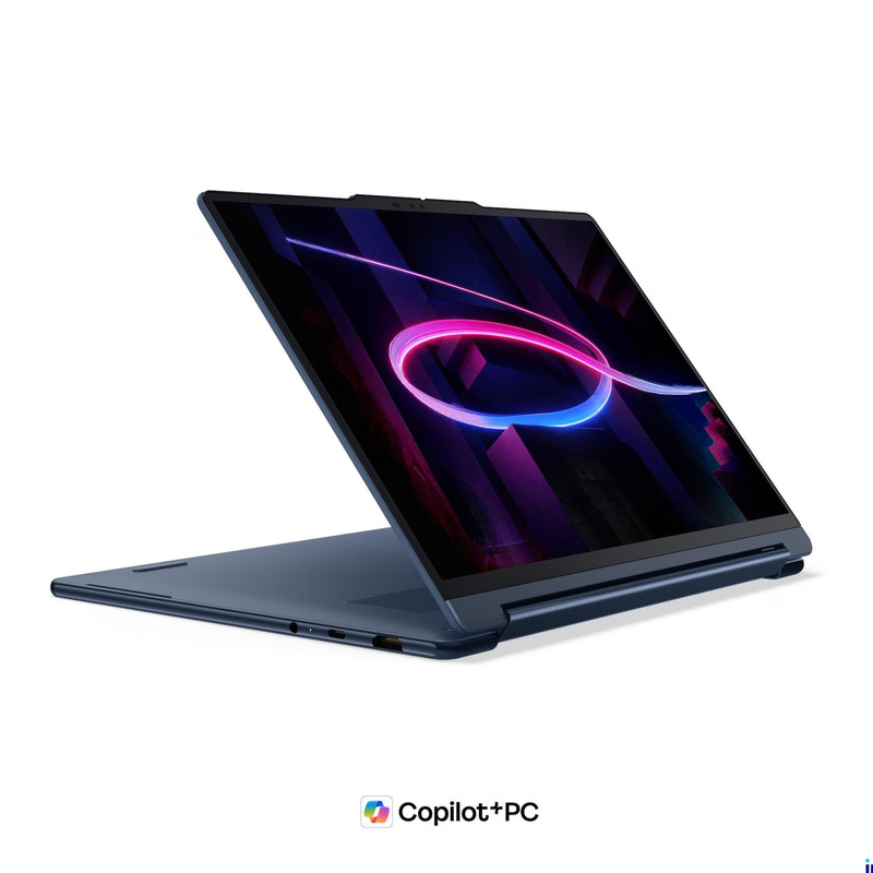لپ تاپ 14 اینچی لنوو مدل Yoga 9i 2-in-1 14IPH11 Aura Edition-Core Ultra 7 355-32GB LPDDR5X 7467MHz-1TB SSD-2.8K OLED Touch-Backlit-W به همراه قلم