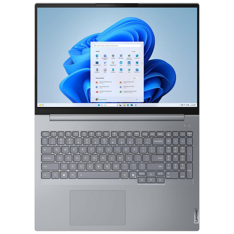 لپ تاپ 16 اینچی لنوو مدل ThinkBook 16 G8 IAL-Core Ultra 9 185H-16GB DDR5 5600MHz-1TB SSD-IPS 60Hz-Backlit-Fingerprint - کاستوم شده