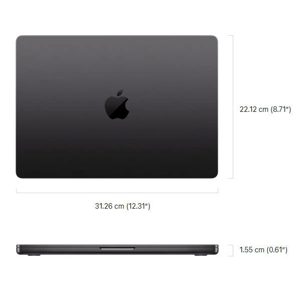 لپ تاپ 14.2 اینچی اپل مدل MacBook Pro MGDN4 2026 LLA-M5 Pro-24GB RAM-1TB SSD