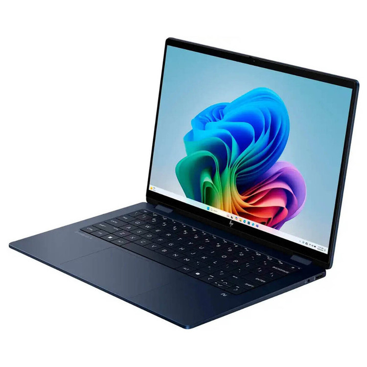 لپ تاپ 14 اینچی اچ پی مدل OmniBook X Flip 14-fm0023dx-Core Ultra 7 256V-16GB LPDDR5X 8533MHz-2TB SSD-Touch-Backlit-W - کاستوم شده