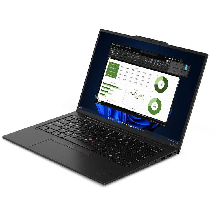 لپ تاپ 14 اینچی لنوو مدل ThinkPad X1 Carbon Gen 12-Core Ultra 7 155H-32GB LPDDR5X 6400MHz-2TB SSD-Touch-Backlit-W Pro - کاستوم شده
