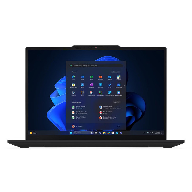 لپ تاپ 14 اینچی لنوو مدل ThinkPad X13 Gen 6-Core Ultra 7 255U-32GB LPDDR5X 8400MHz-512GB SSD-IPS-Backlit-Fingerprint-W Pro