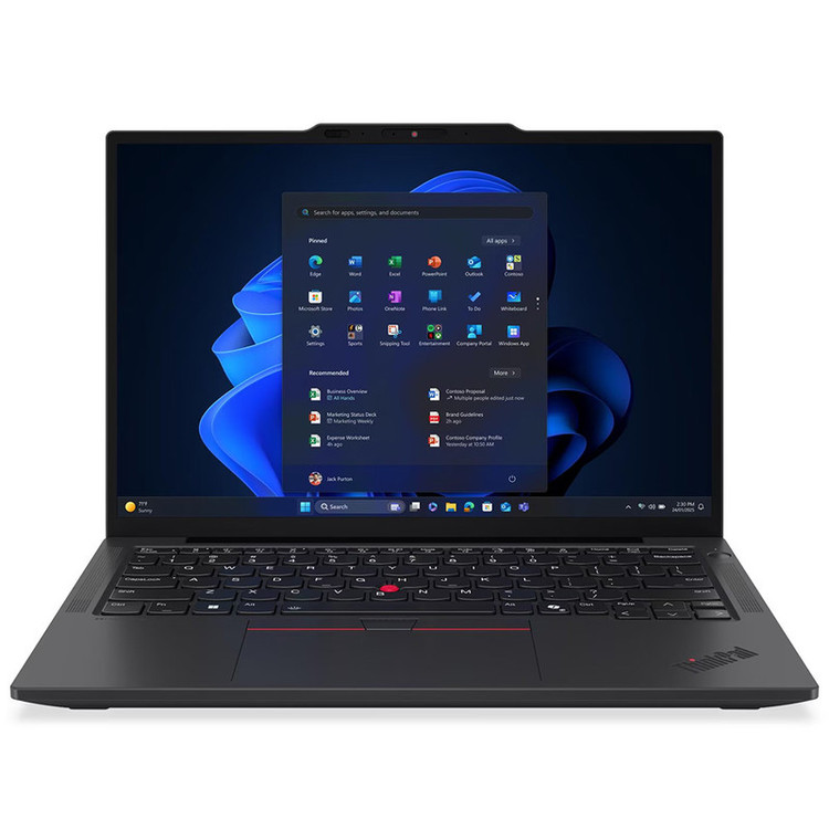لپ تاپ 14 اینچی لنوو مدل ThinkPad X13 Gen 6-Core Ultra 7 255U-32GB LPDDR5X 8400MHz-512GB SSD-IPS-Backlit-Fingerprint-W Pro