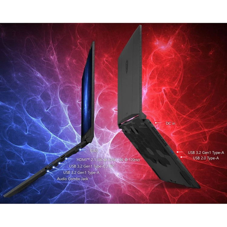لپ تاپ 15.6 اینچی ام اس آی مدل Katana 15 HX B14WFK-i9 14900HX-RTX5060 8GB-32GB DDR5 4800MHz-1TB SSD-QHD 165Hz