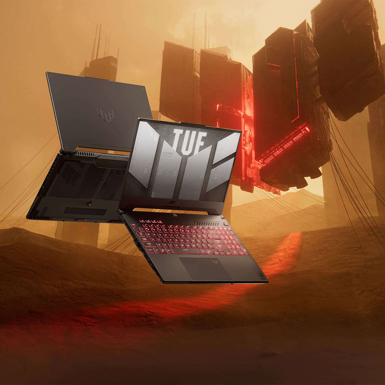 لپ تاپ 15.6 اینچ ایسوس مدل TUF Gaming A15 (2024) FA507UI-LP034W-R9 8945HS-24GB DDR5 5600MHz-2TB SSD-RTX4070 8GB-FHD 144Hz - کاستوم شده