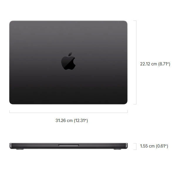 لپ تاپ 14.2 اینچی اپل مدل MacBook Pro MGDQ4 2026 LLA-M5 Max-36GB RAM-2TB SSD