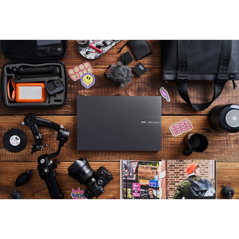 لپ تاپ 16 اینچی ایسوس مدل Vivobook 16X K3605VC-i5 13420H-RTX3050 4GB-40GB DDR4 3200MHz-512GB SSD-IPS 144Hz-Backlit به همراه کیف - کاستوم شده